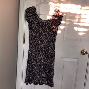 Flower-pattern dress